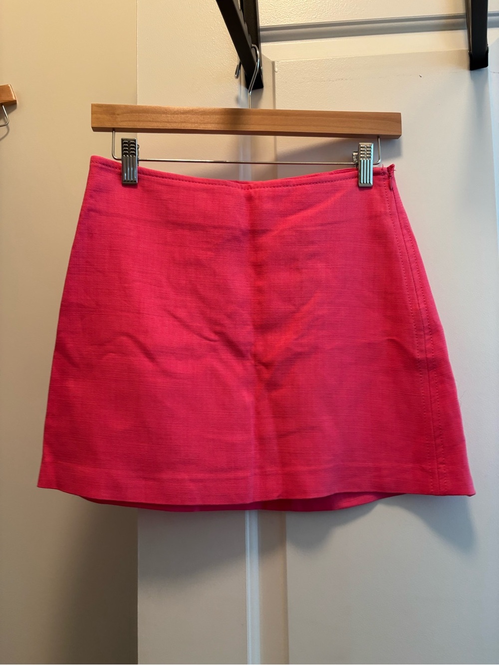 Zara Hot Pink Mini A-Line Skirt